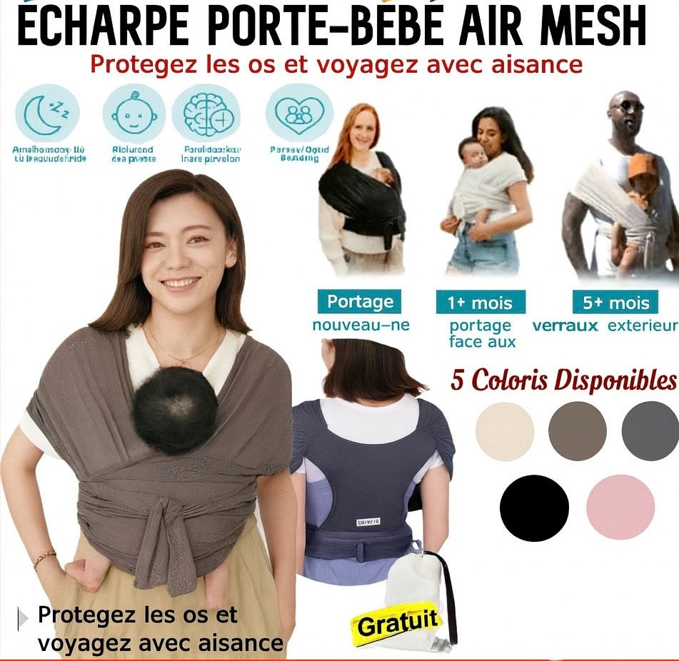 Écharpe porte bébé Air 0-36 mois