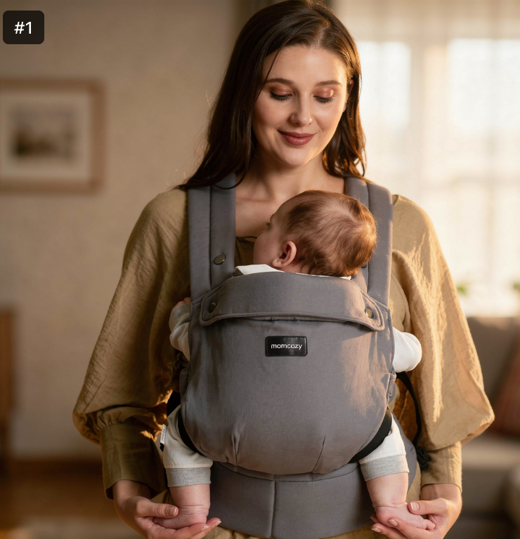 Porte bébé Momcozy Ergonomique 3 mois a 20kg