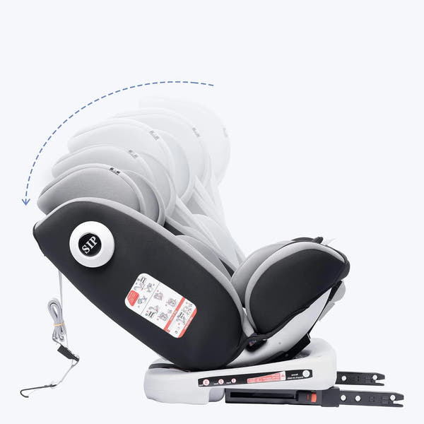 Siège auto évolutif 360° 0 -12 ans ceinture de sécurité 5 points