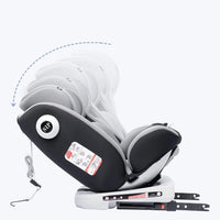 Siège auto évolutif 360° 0 -12 ans ceinture de sécurité 5 points