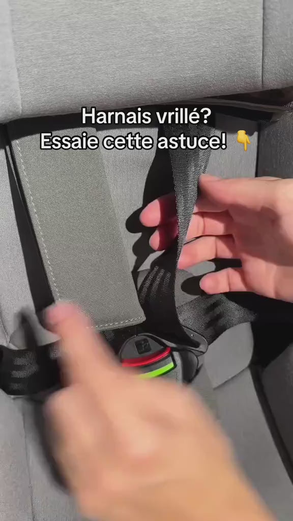 Siège auto évolutif 360° 0 -12 ans ceinture de sécurité 5 points video