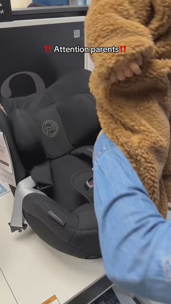 Siège auto évolutif 360° 0 -12 ans ceinture de sécurité 5 points video